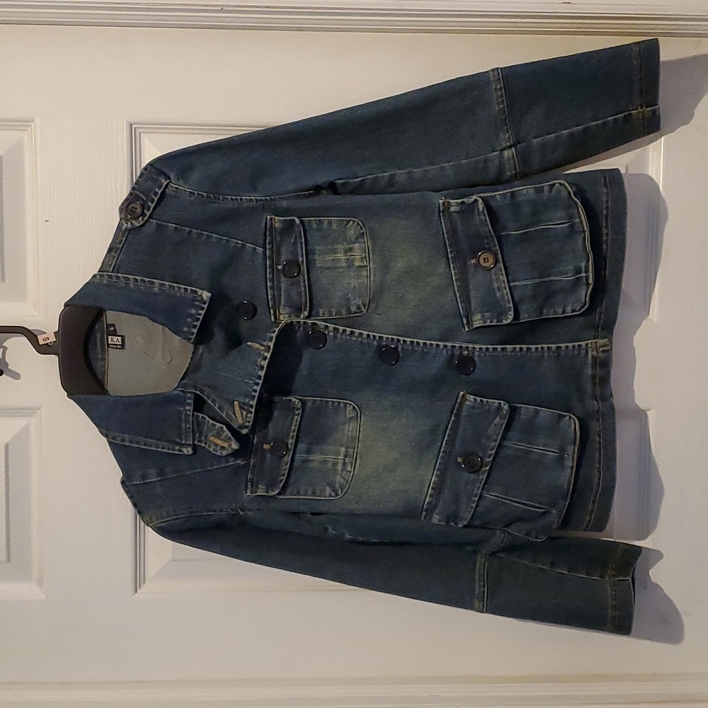 "Karen the best jeans" denim jackets w/ 4 pockets